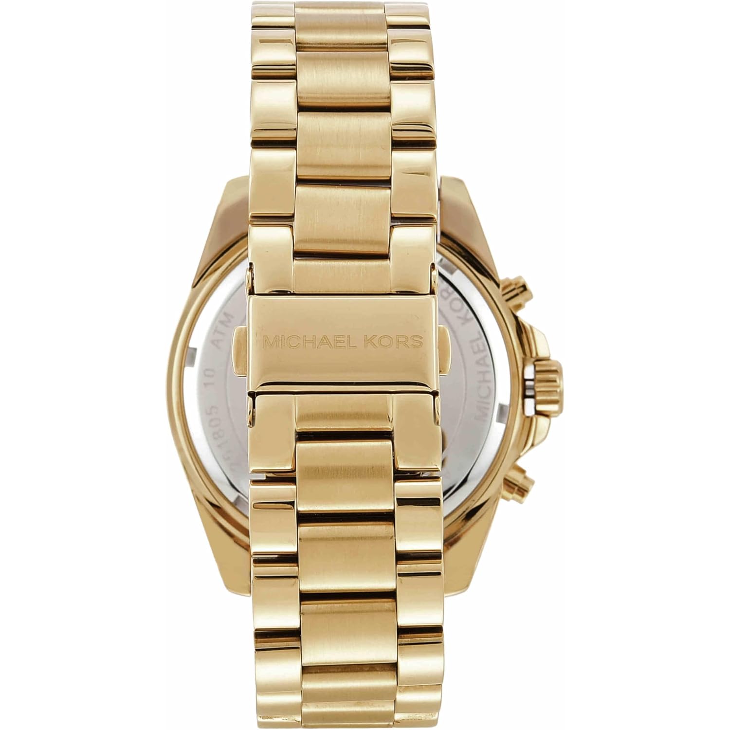 Michael Kors Ladies Mini Bradshaw Watch 36Mm Case Size Quartz Chronograph Movement Stainless Steel Bracelet