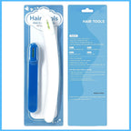 Professional Hair Styling Tools: Diy Layering And Trimming Kit With Clips, Guide For Bangs, Layers, Split Ends - Blue