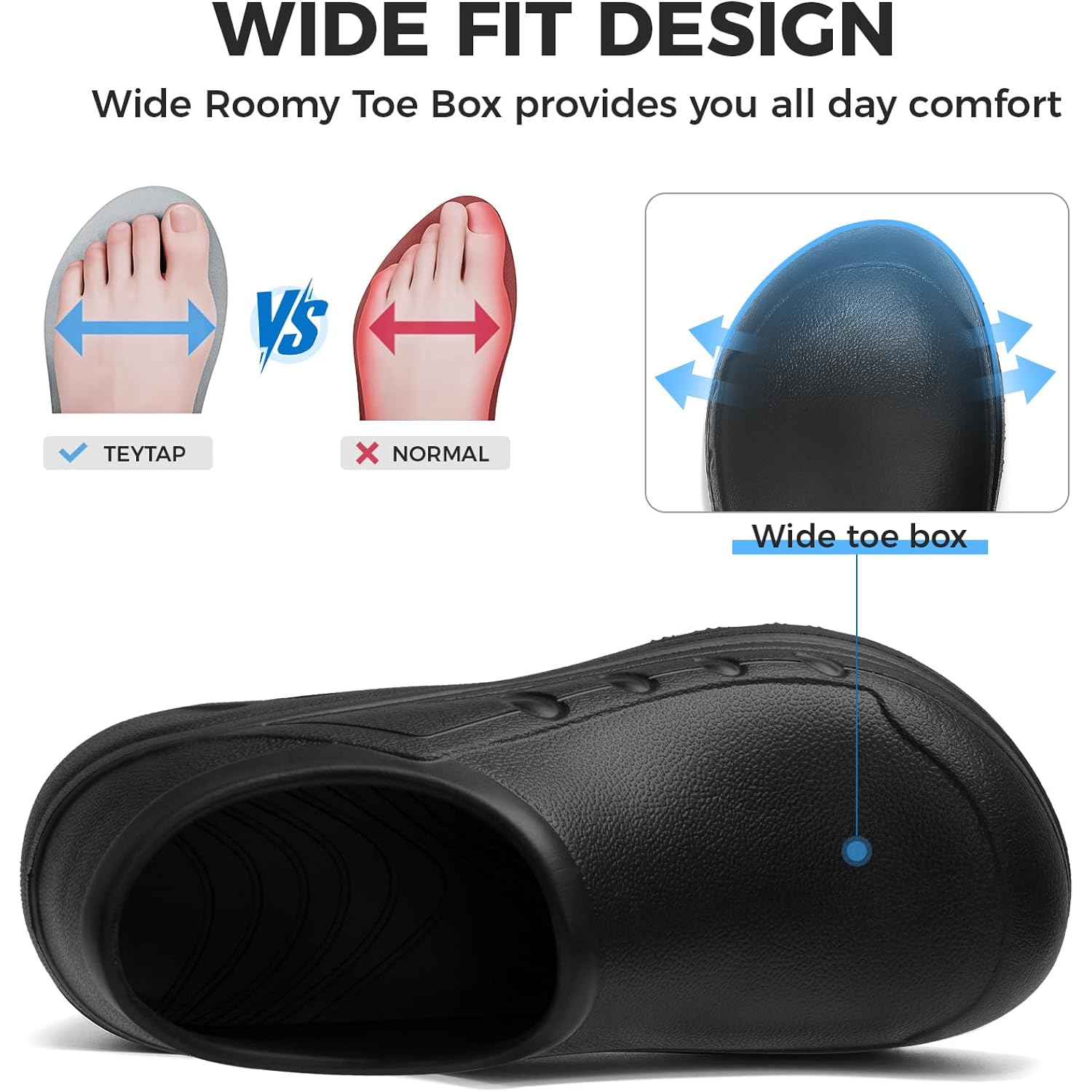 Chef Shoes Men Women Non Slip Work Shoes Water Proof Closed Toe Clogs For Nurse Kitchen Restaurant Food Service