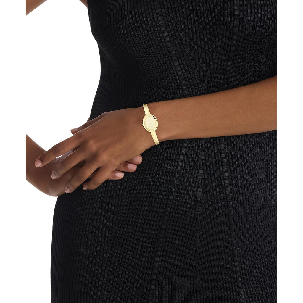 Calvin Klein Women'S Twisted Bezel - 24Mm 2H Quartz Watch - Adjustable Stainless Steel Bangle - Water Resistance 30 Meters – Premium Fashion For All Occasions - Gift For Her