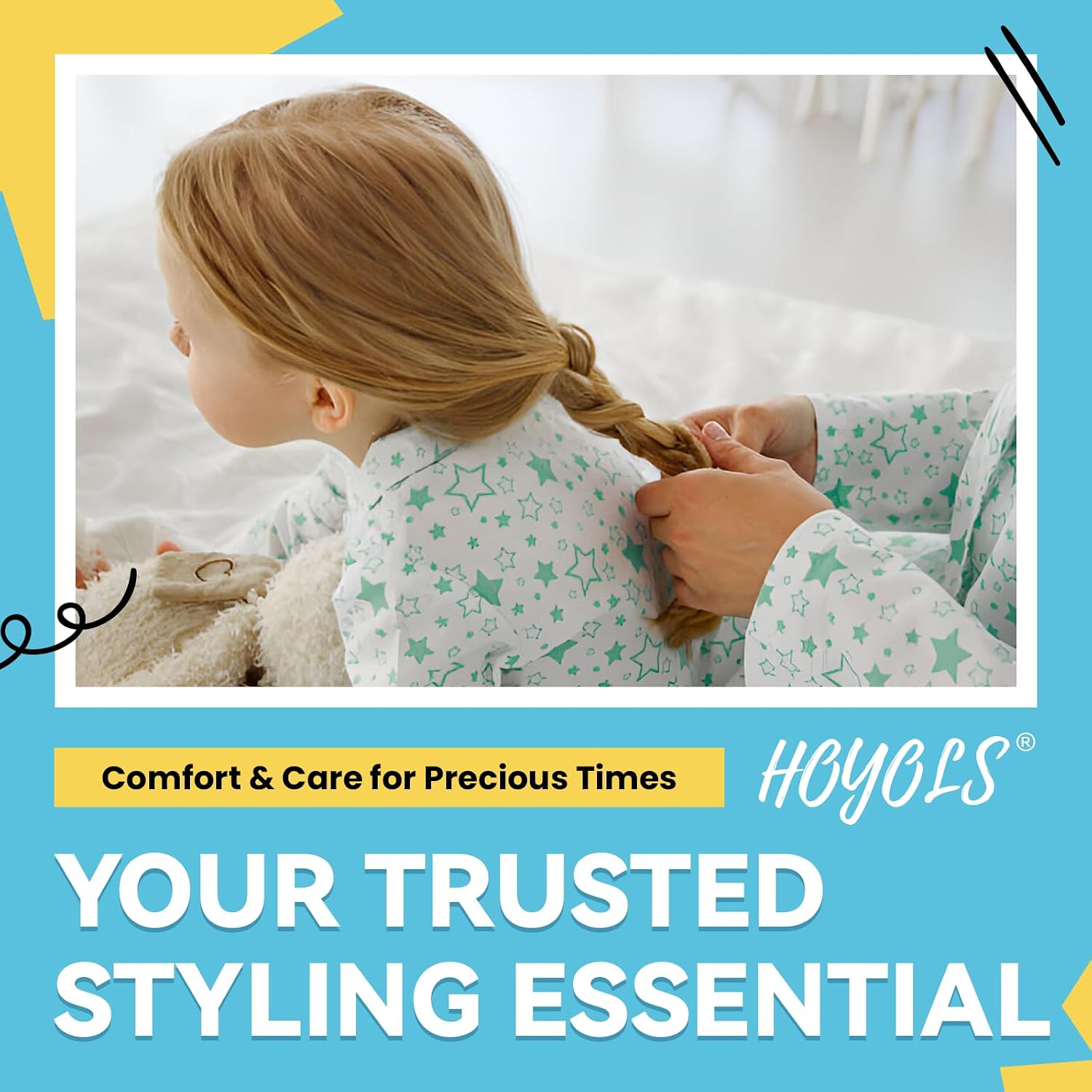 Hoyols Clear Hair Ties, 1500Pcs Mini Clear Elastic Hair Bands For Girls Women, Small Rubber Bands For Ponytails Braids Hairstyles, No Damage Hair Elastics, 1 Inch Tpu