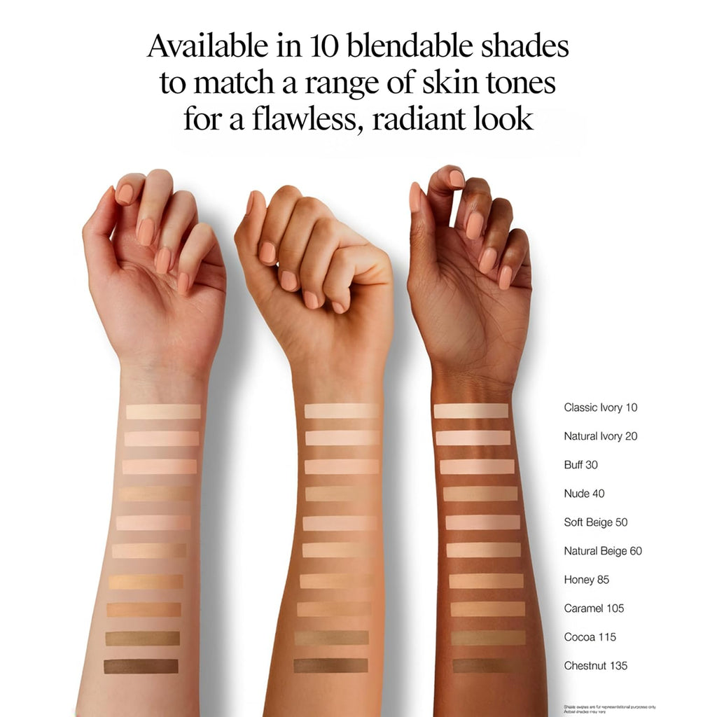 Neutrogena Hydro Boost Hydrating Tint, Lightweight Foundation For Dry Skin, Hyaluronic Acid, Moisturizing Skincare Makeup, Oil-Free, Water-Gel, Smooth Natural Coverage, Nude 40, 1.0 Fl Oz