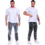 Raincoat Set Disposable 2 Pack Plus Size Adult Rain Ponchos With Hood Rain Coats Emergency Waterproof Rainpants Suit