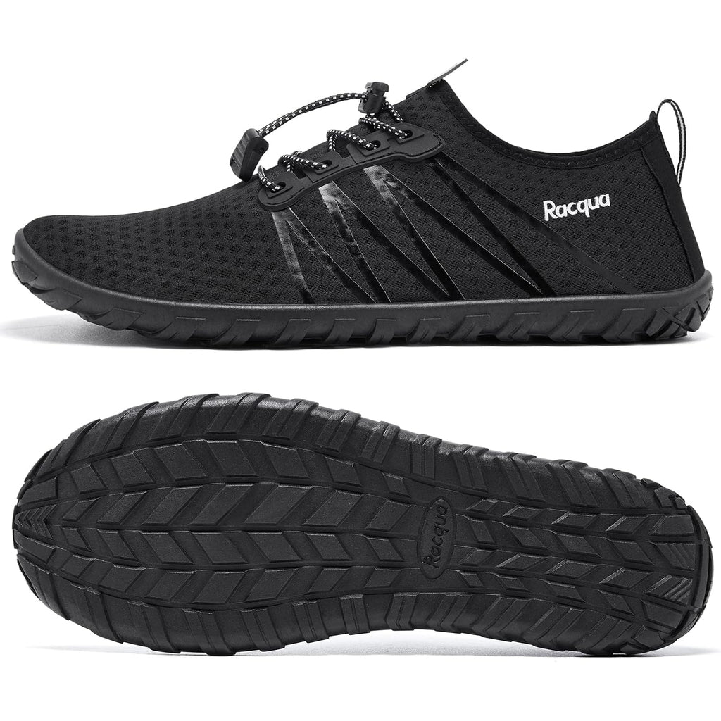 Racqua Women Men Water Shoes Barefoot Sport Beach Swim Shoes