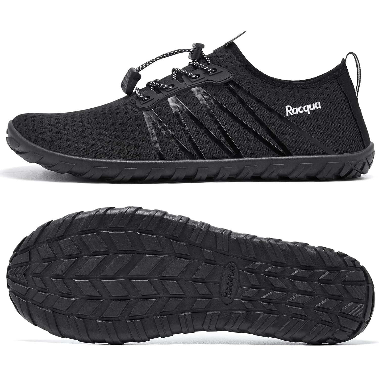 Racqua Women Men Water Shoes Barefoot Sport Beach Swim Shoes