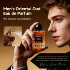 Venrock Oriental Oud Noir EDP Spray 50ml - Oriental Woody Men’s Perfume, Long-Lasting Arabian Scent, Premium for Special Occasions & Daily Use (Agarwood, Saffron, Amber, Musk)