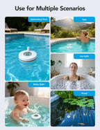 Goveelife Wifi Pool Thermometer P1 Wireless, Water Thermometer | Easy Read Digital Pool Thermometer Floating, Ipx7 Waterproof, App/Email Alert, 328Ft Range For Swimming, Pond, Bath, Spa