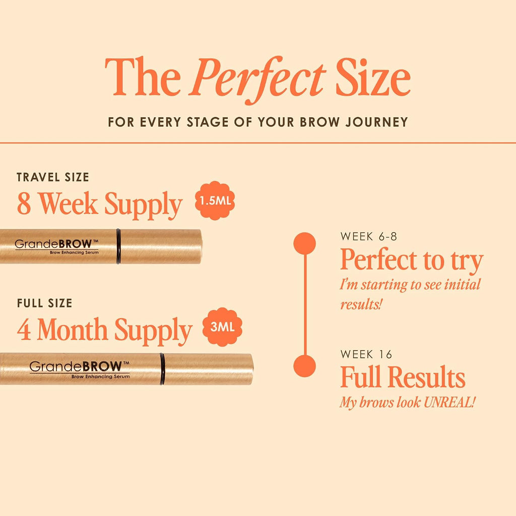 Grande Cosmetics Grandebrow Brow Enhancing Serum For Fuller, Bolder, Looking Eyebrows - Brow Serum With Vitamins, Peptides, Antioxidants, Amino Acids, Cruelty-Free