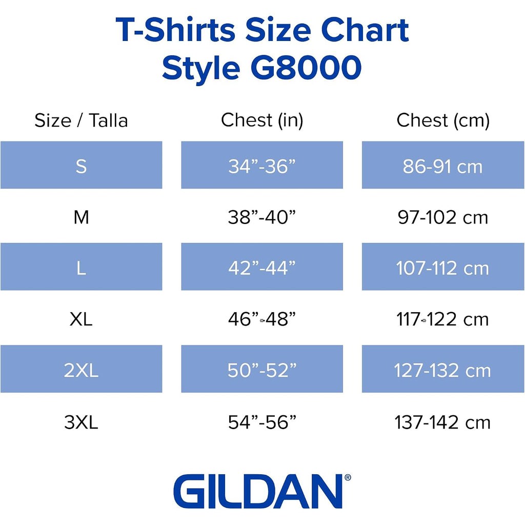 Gildan Unisex-Adult Dryblend T-Shirt, Style G8000, Multipack