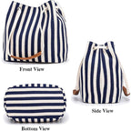 Women'S Canvas Tote Bags Small Medium Shoulder Bag Daily Working Handbag For Holiday Travel Pool