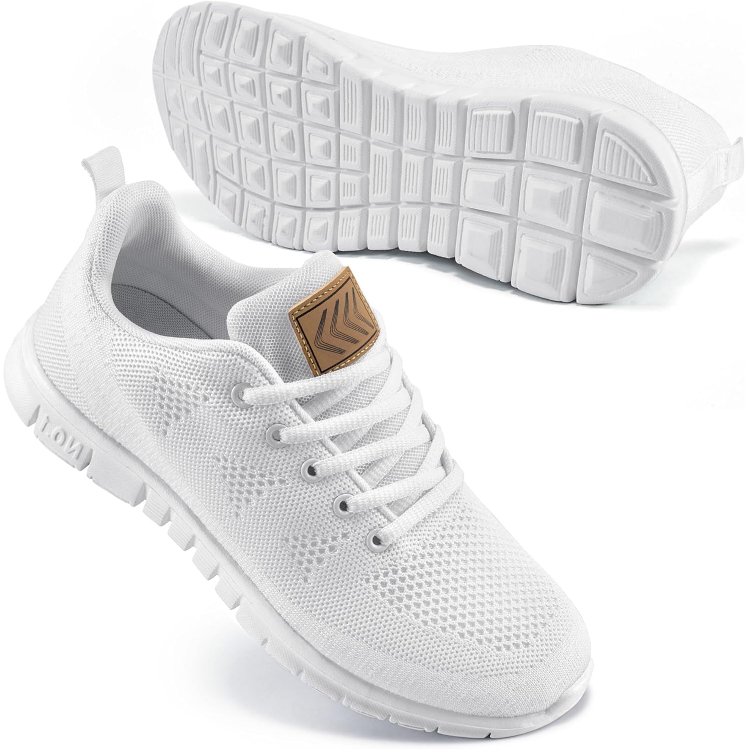 FUDYNMALC Womens Sneakers Tennis Shoes: Fashion Lightweight Non Slip Footwear for Walking Casual Travel