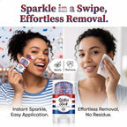 Patriotic Body Glitter Stick, Face Glitter, Red White and Blue Glitter Stick, 4th of July Decorations, 4th of July Outfits for Women, Hair Glitter for Kids, Independence Day Glitter Makeup