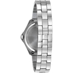 Bulova Ladies' Classic Crystal Stainless Steel 2-Hand Quartz Watch, Pave Dial Style: 96L236
