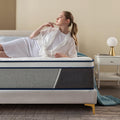 Full Mattress, 12 Inch Full Size Mattresses | Medium Firm - Cooling Gel Memory Foam & Zoned Pocket Coils For Pressure Relief, Spinal Alignment & Extra Lumbar Support | Motion Isolation |