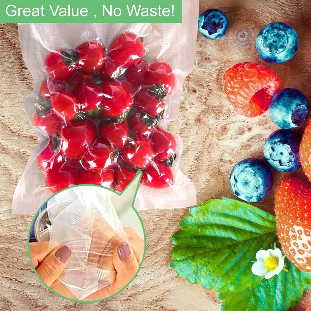 O2Frepak 200 Quart Size 8" X 12" Vacuum Sealer Bags With Bpa Free And Heavy Duty,Great For Food Storage Vaccume Sealer Precut Bag