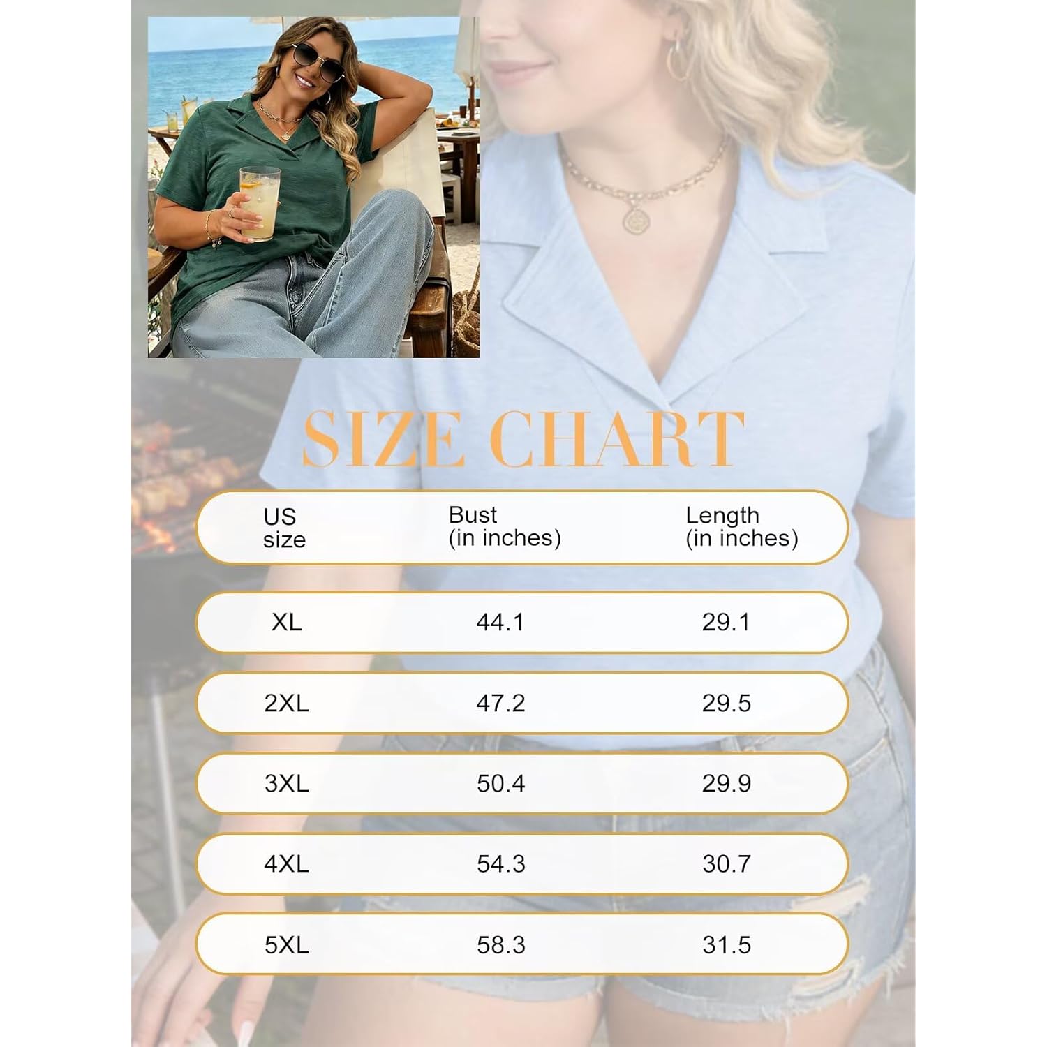 Plus Size Polo Shirts for Women V Neck Collared Shirt Casual Short Sleeve Tops Summer Loose Fit Dressy Tunic Blouses