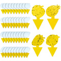 Fruit Fly & Fungus Gnat Traps 40 Pack, Yellow Sticky Traps | Non-Toxic, Odorless Yellow Sticky Traps For Fruit Flies, Fungus Gnats, Whiteflies, Aphids & Other Flying Pests.