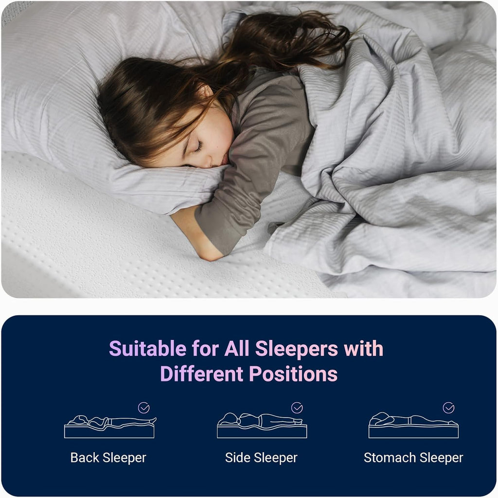 Avenco Twin Mattress, 6 Inch Twin Size Mattress, Gel Memory Foam Mattresses For Cooling Night Sleep & Pressure Relief, Colchones Fiberglass Free Certipur-Us Certified