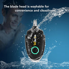 Winsea Ear and Nose Hair Trimmer for Men and Women – Travel Trimmer, High-Precision Nose Shaver, USB Rechargeable, Waterproof, Safe & Quiet Operation, Portable Ear Hair Remover Design (Black)