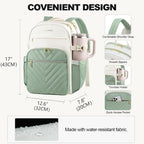 Vankean 15.6 Inch Laptop Backpack For Women Large Capacity Waterproof