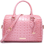 Makcr Joacbv Top-Handle Crocodile Purses For Women Crossbody Leather Bags Trendy Large Capacity Tote with Shoulder Strap