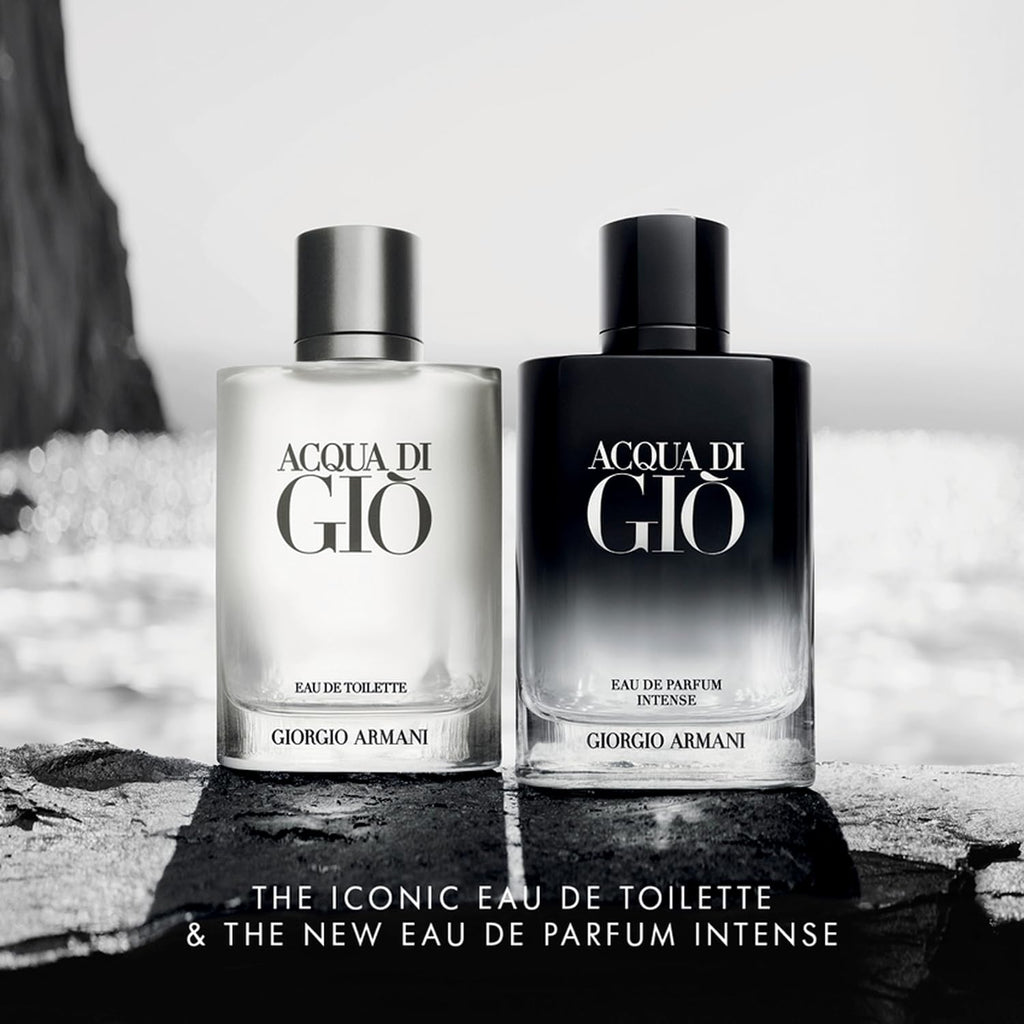 Armani Beauty - Acqua di Giò - Eau de Parfum Intense - Cologne for Men - Woody Fruity Fresh Men’s Fragrance - With Bergamot, Acquatic Accord, Woody & Ambery Notes