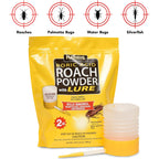 Harris Boric Acid Roach And Silverfish Killer Powder W/Lure, Powder Duster Included In The Bag (32Oz)