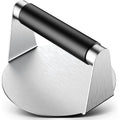 Smash Burger Press, Hamburger Smasher Tool For Griddle, Stainless Steel Ham Patty Press With Anti-Scald Handle, 5.5" Non Stick Grill Press For Smashburger, Bacon, Ground Beef, Meat, Sausage