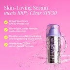 Naked Sundays Cabanaclear Spf 50 Sunscreen Serum For Face, Invisible Water Gel With Hyaluronic Acid, Broad Spectrum Uva/Uvb Protection, Hydrating Makeup Primer, No White Cast, Fragrance-Free, 30Ml