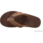 Men'S Luxury Leather Single Layer Arch Sandals