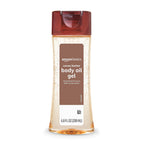 Amazon Basics Body Oil Gel With Cocoa Butter For Very Dry Skin, 6.8 Fl Oz, 4-Pack (Previously Solimo)