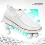 Mens Slip-On Loafers Comfortable Boat Shoes Casual Walking Sneakers Mesh Business Oxfords Work Lightweight Soft Sole