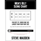 Steve Madden Men'S Reversible Men'S Dress Casual Every Day Leather Belt
