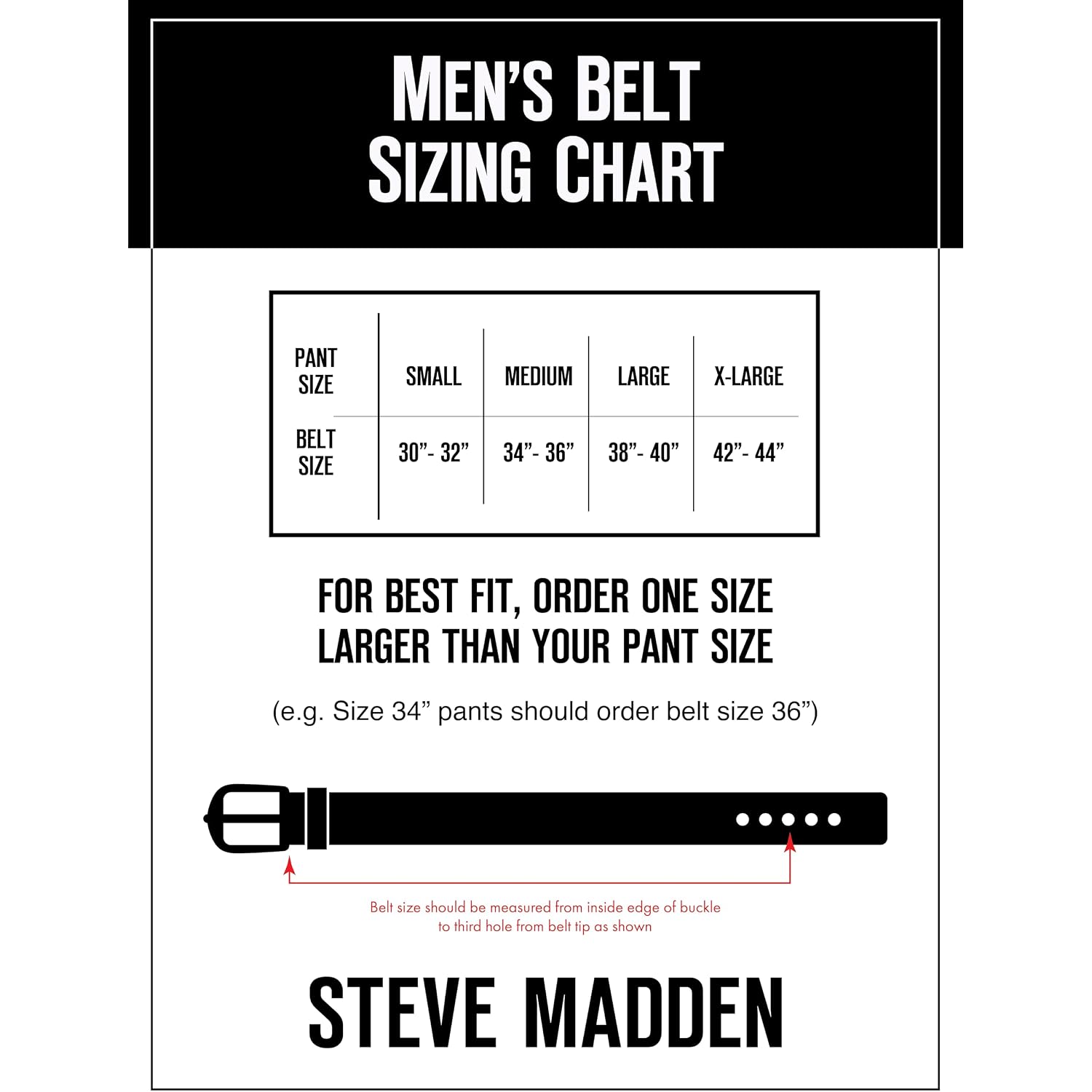 Steve Madden Men'S Reversible Men'S Dress Casual Every Day Leather Belt