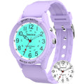 SOCICO Watch for Men Women Big Face Classic Analog Quartz Sports Backlight Unisex Waterproof Nurse Watch for Medical Army Military Time with Second Hand Easy to Read Casual Wristwatch