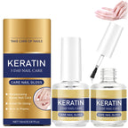 2Pcs Keratin Nail Care Oil - Moisturizing Treatment for Strong, Glossy Nails,Aloe Vera & Lavender Cuticle Oil,Repairs Dry,Weak Nails (16ml/0.56oz)