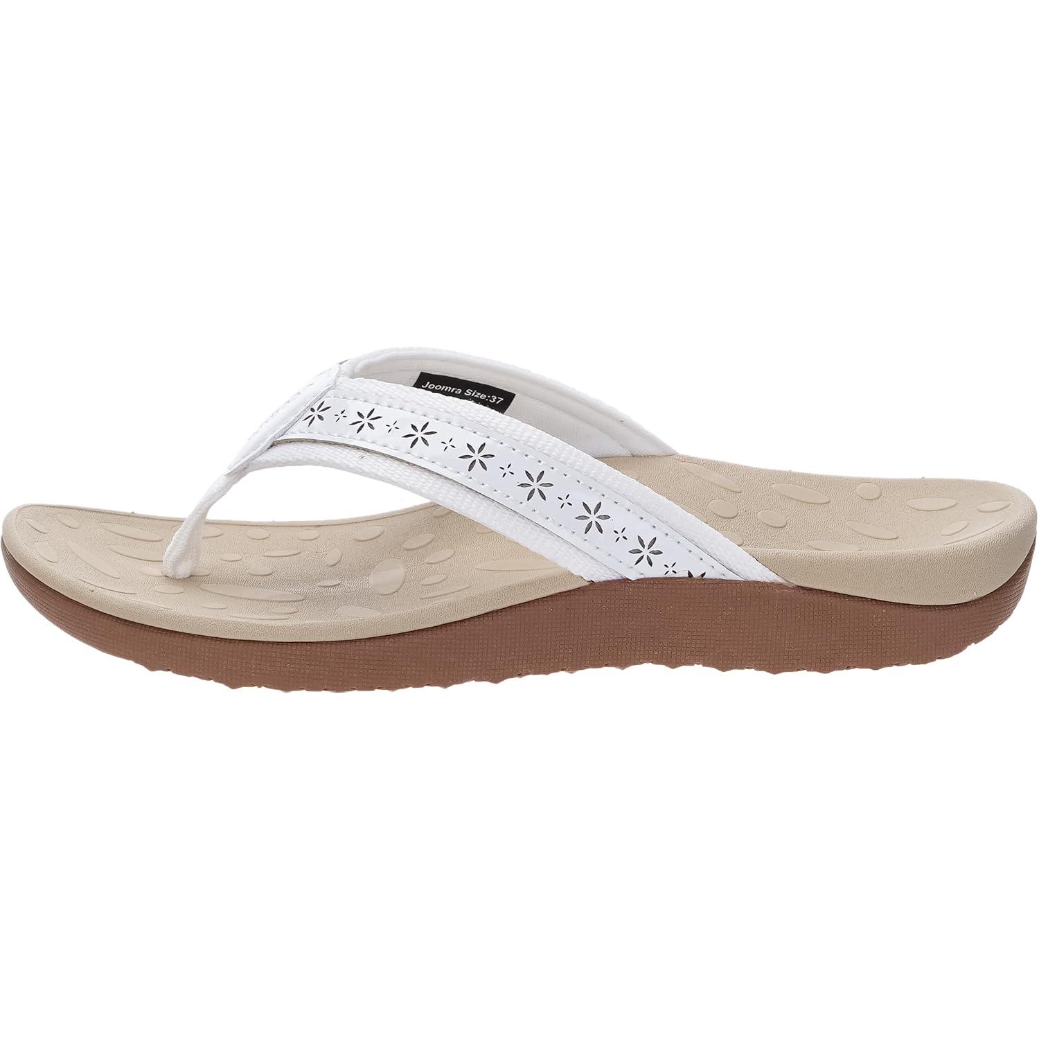 Joomra Women'S Flip Flops Arch Support Orthotic Toe Post Thong Sandals