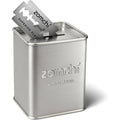 ZOMCHI Blade Disposal Container for Safety Razor Blade Storagement,Razor Blade Disposal Container (Silver)