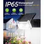 Letmy Solar Lights Outdoor Waterproof Ip65, 6 Pack Solar Spot Lights Outdoor With 14 Big Leds, 2-In-1 Wall Lights & 2 Modes Solar Powered Landscape Spotlights For Garage Pathway Yard Decor Garden Gift