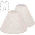 Empire Beige Linen Lamp Shades Set Of 2, 6X16X10.8 In Spider Fitter | Set Of 2 Empire Beige Lamp Shades,Easy Assembly,Soft Warm Light For Table And Floor Lamps In Living Rooms & Home Offices