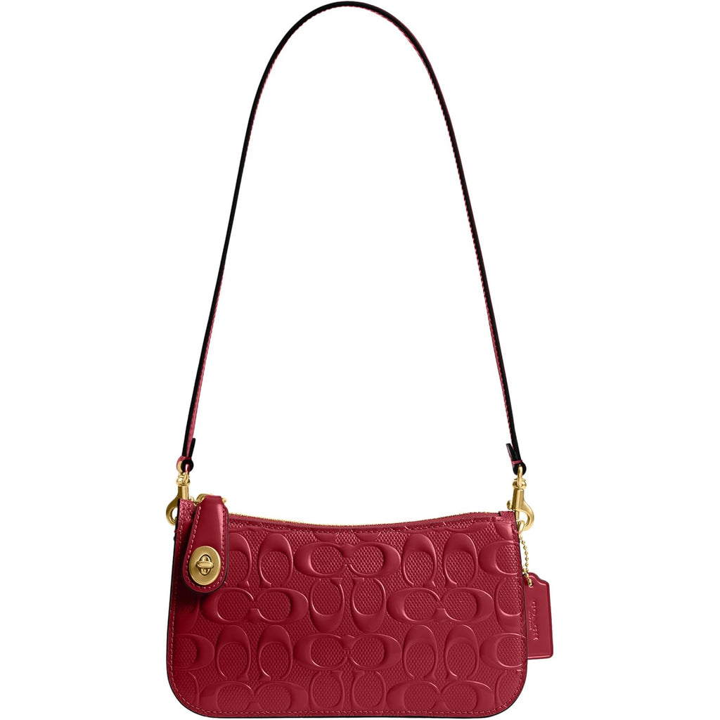 Coach Women's Patent Signature Leather Penn