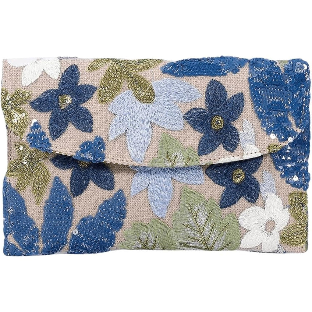 Verdusa Women's Floral Embroidery Sequin Evening Beaded Clutch Bags 2026 Party Purses