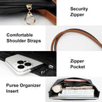 Tote Bag For Women With Purse Organizer Insert, Foldable Waterproof Nylon Bag For Travel, And Daily Use,Medium Size.