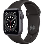 Apple Watch Series 6 (Gps, 40Mm) - Space Gray Aluminum Case With Black Sport Band (Renewed)