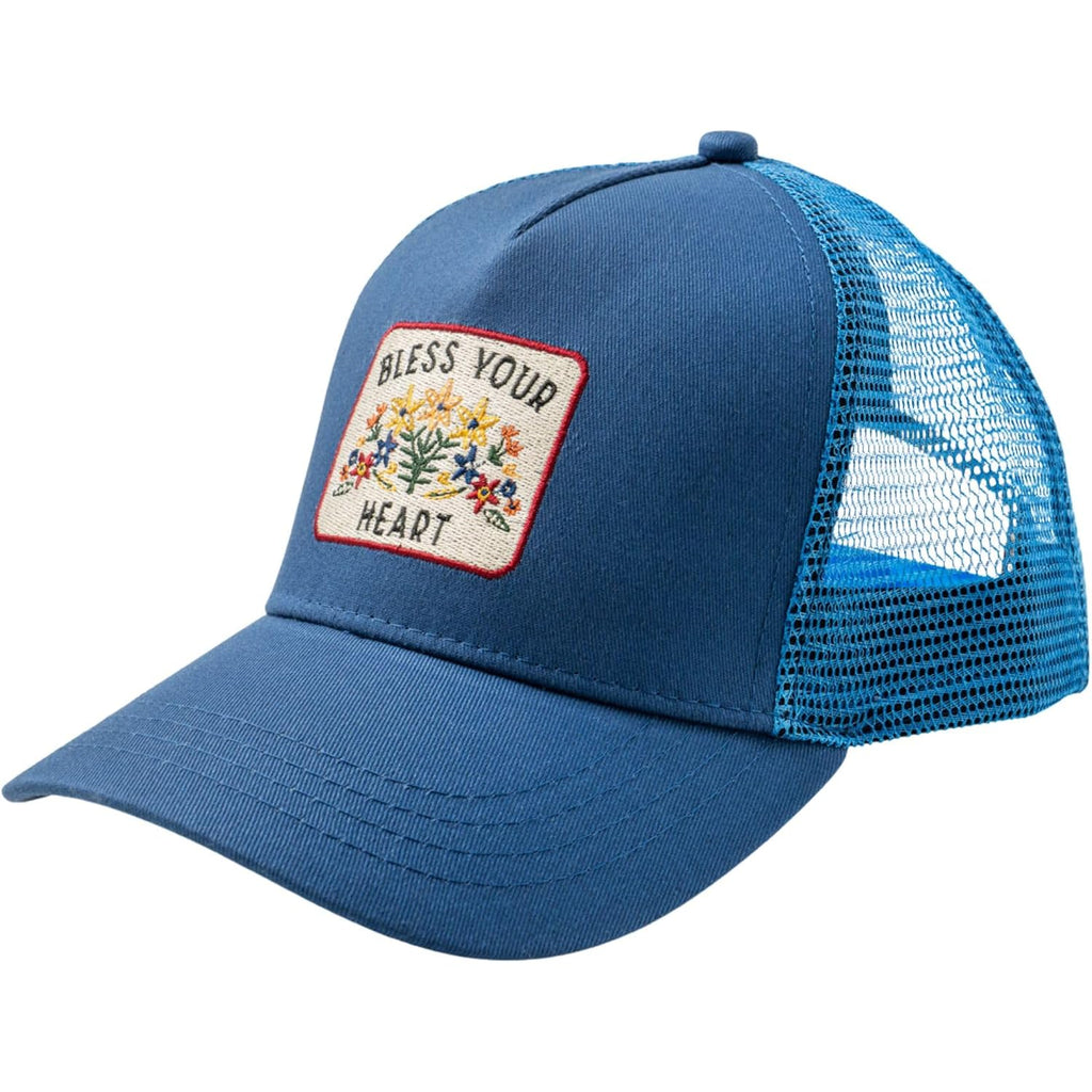 Women's and Men's Adjustable Cap Mesh Side Panels Trucker Hat Bless Your Heart