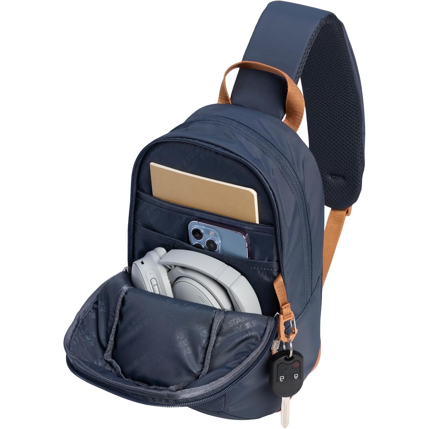 Stanley Vitalize Crossbody Bag | Hydration Sling With Zippered Drinkware Compartment | Adjustable Strap | Multiple Storage Pockets | Durable Recycled Fabric | Twilight