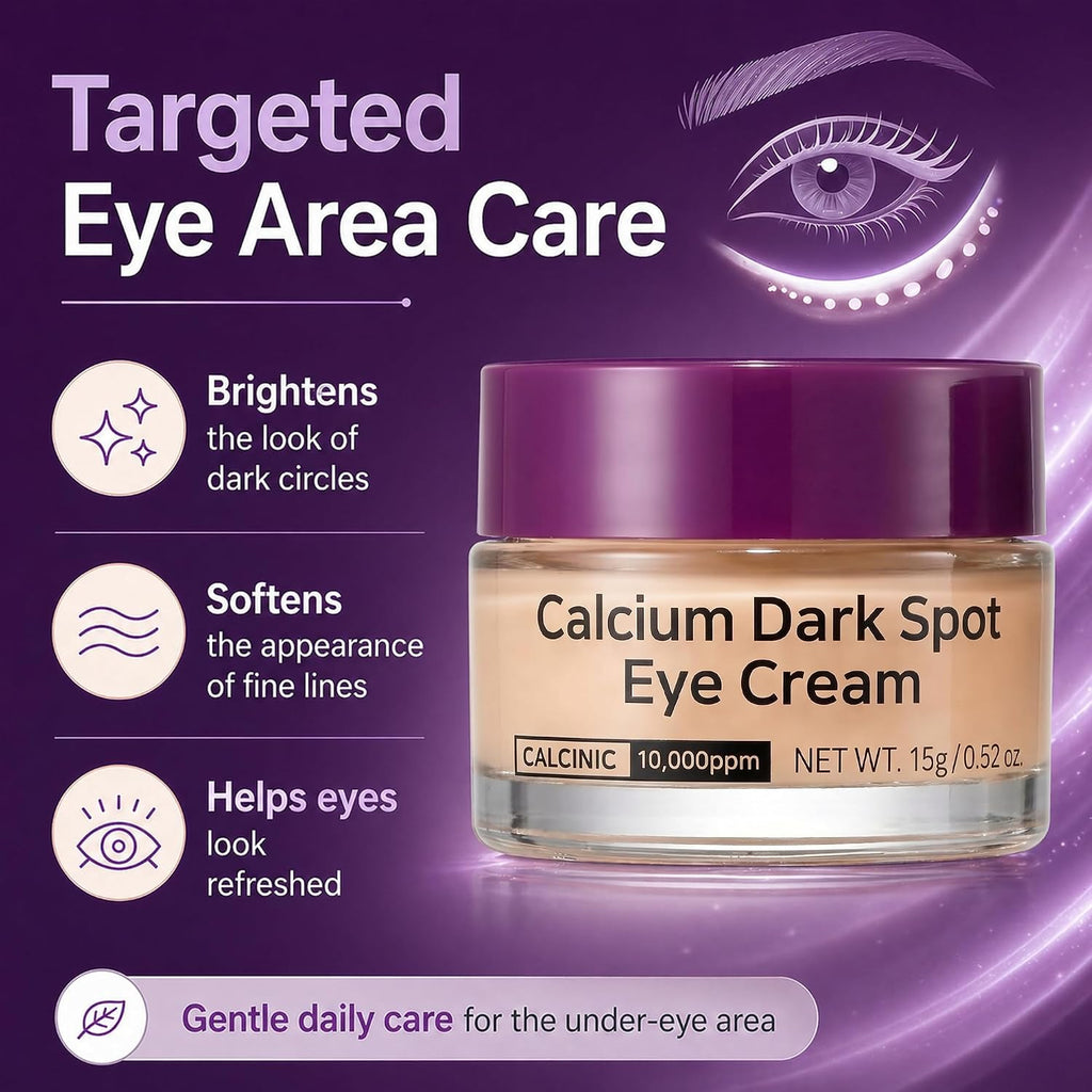 Calcium Dark Spot Eye Cream 2 Pack | Anti-Aging Eye Cream For Dark Circles, Sagging And Elasticity