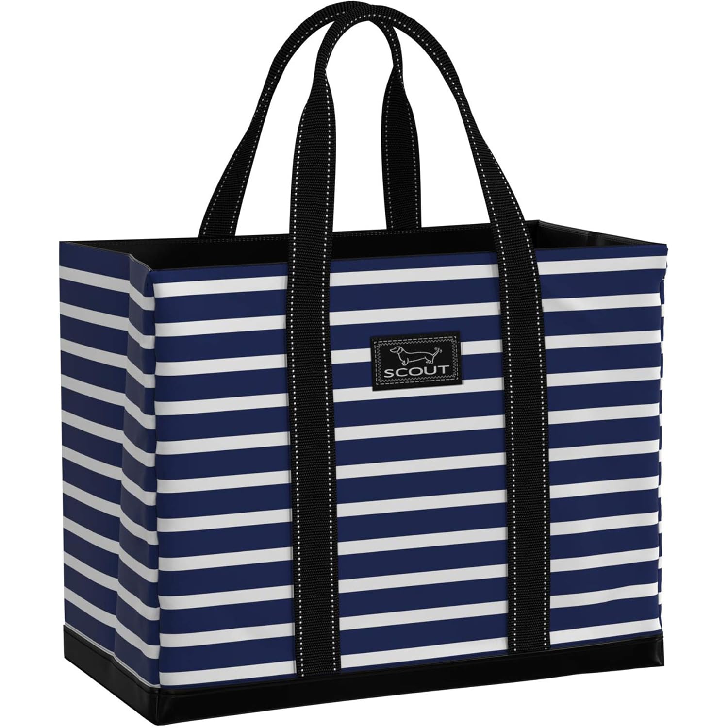 SCOUT Original Deano Tote - Durable Lightweight Open Top Beach, Pool & Lake Bag, Inside Zip Pocket, Folds Flat