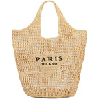POOOPSSD New Woven Bag, Straw Mesh Tote Bag, Beach, Shoulder Bag, Hobo Women, Foldable Large Capacity, for Holiday.