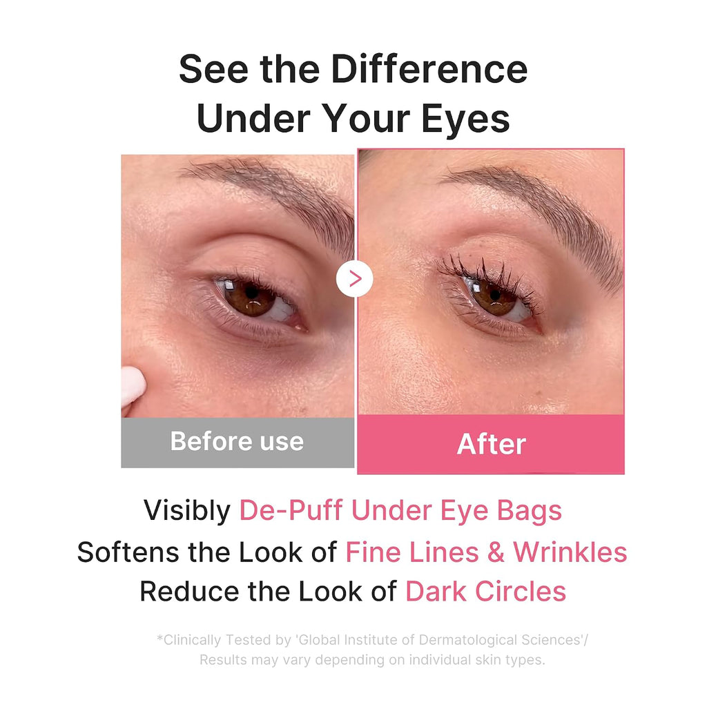 Medicube Jelly Eye Mask Pdrn Pink Collagen | Hydrogel Eye Patches With Pdrn, Collagen, Nad | Refreshing For Puffy, Tired Eyes | Firming For Look Of Wrinkles, Fine Lines | Korean Skincare (50 Pairs)